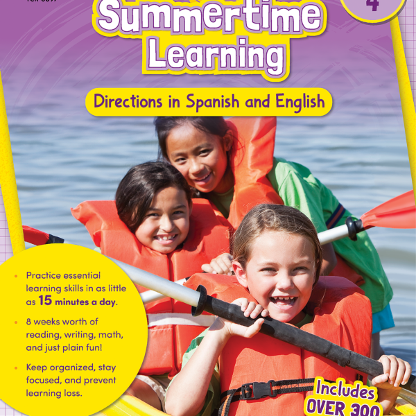 Summertime Learning: English and Spanish Directions, Second Edition (Prep. for Gr. 4)