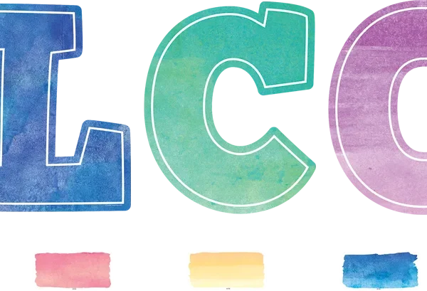 Watercolor Welcome Bulletin Board