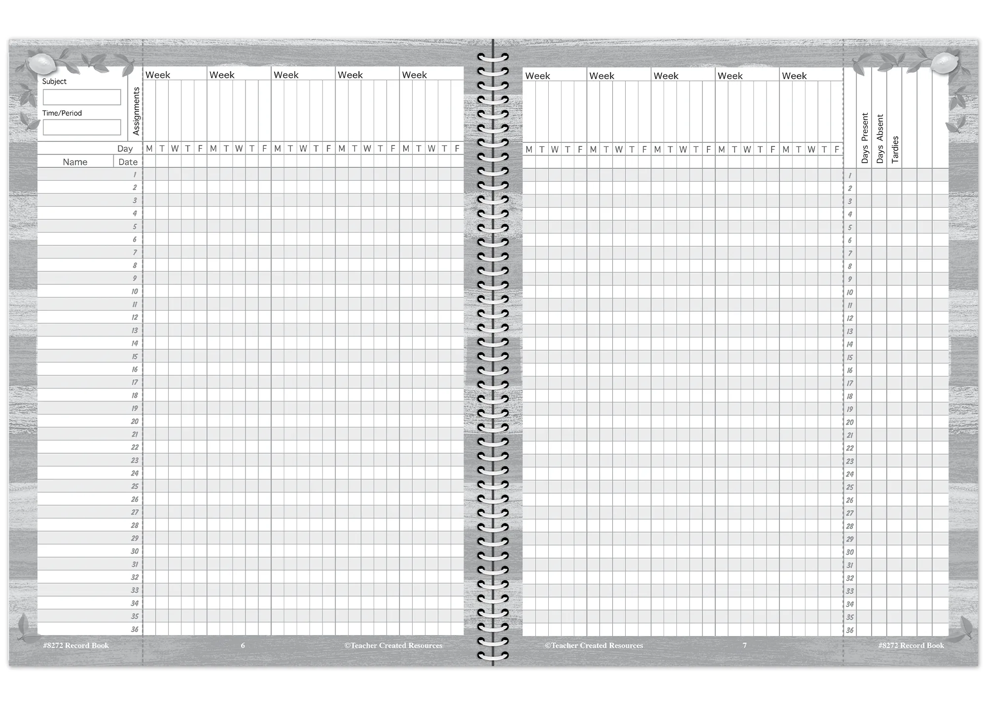 Lemon Zest Record Book - Image 2