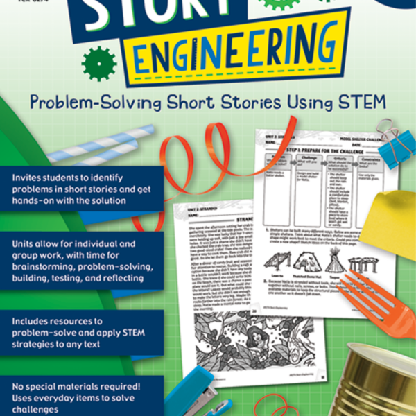 Story Engineering: Problem-Solving Short Stories Using STEM (Gr. 3-4)