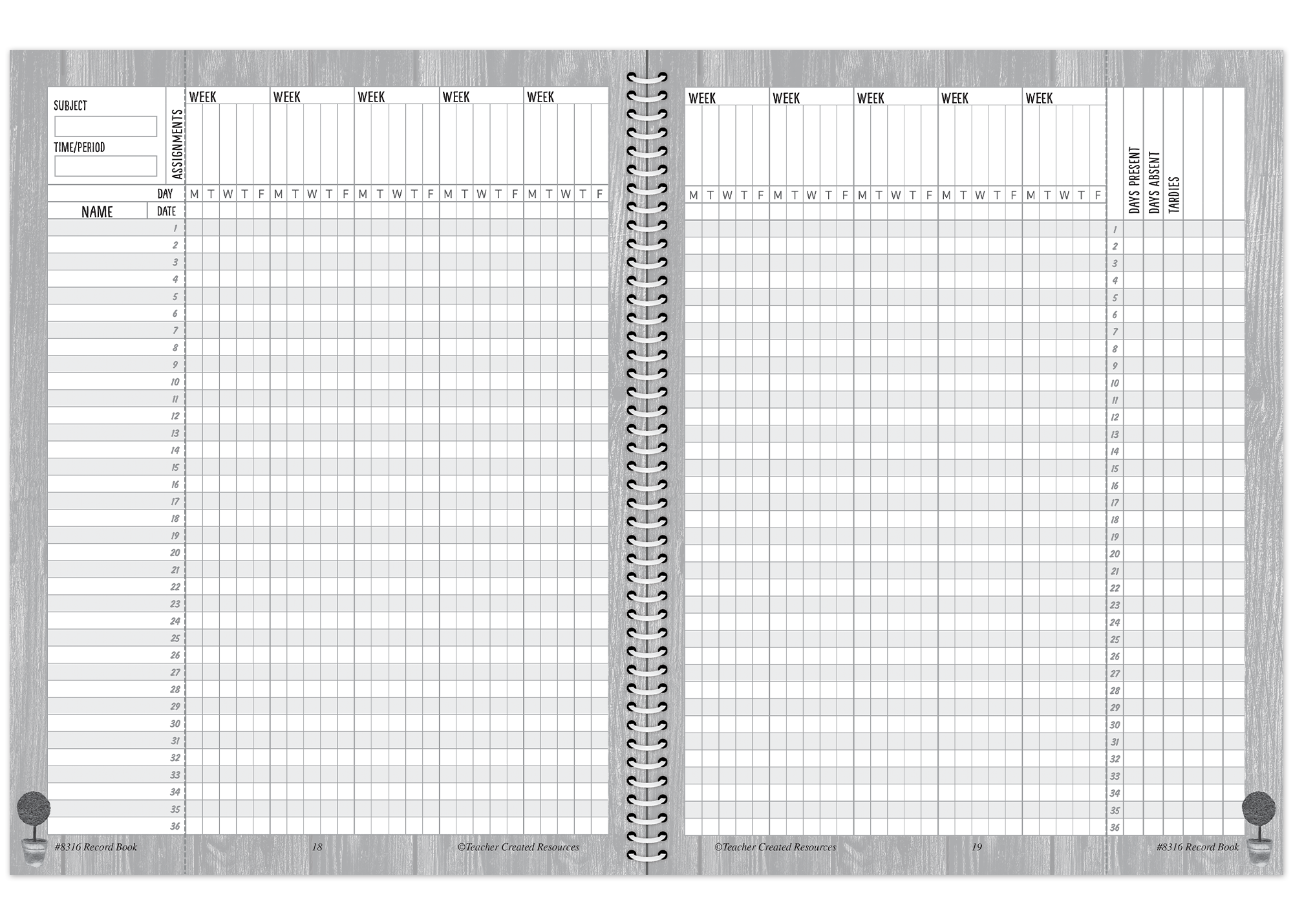 Modern Farmhouse Record Book - Image 2