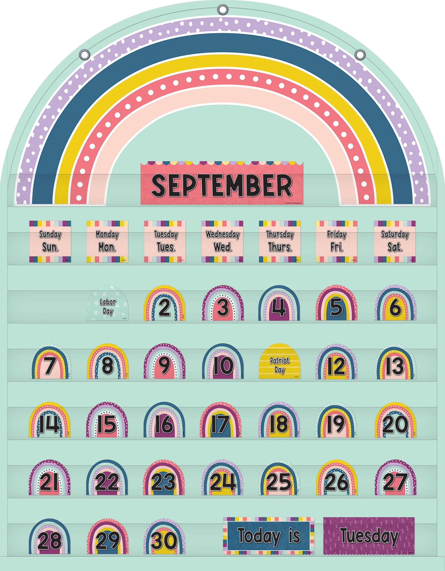 Oh Happy Day Calendar Pocket Chart Cards - Image 2