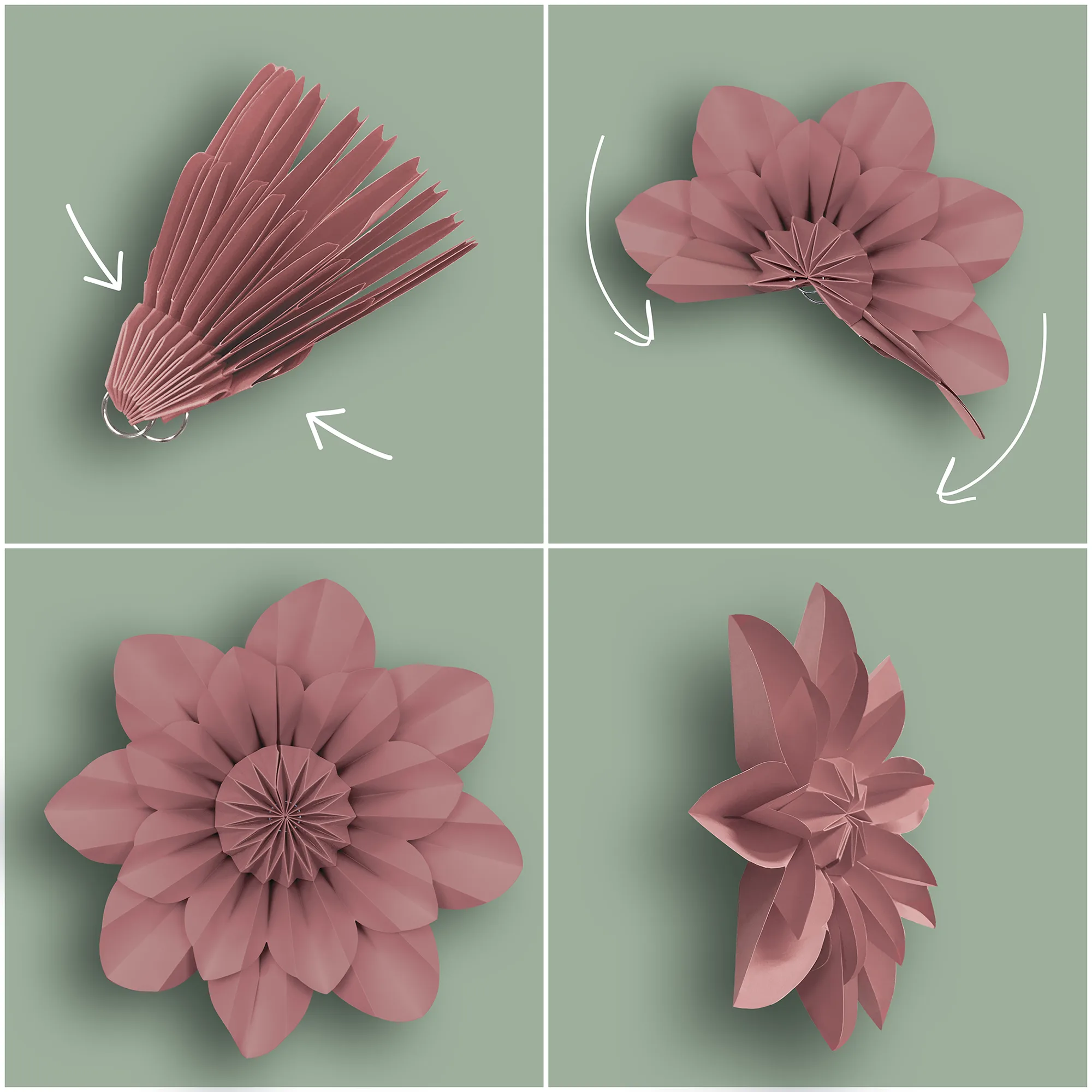 Cottage Charm Paper Flowers - Image 2