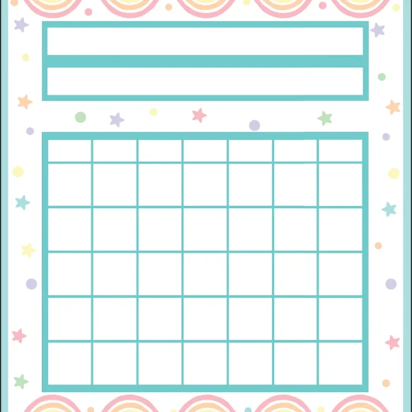 Pastel Pop Incentive Charts