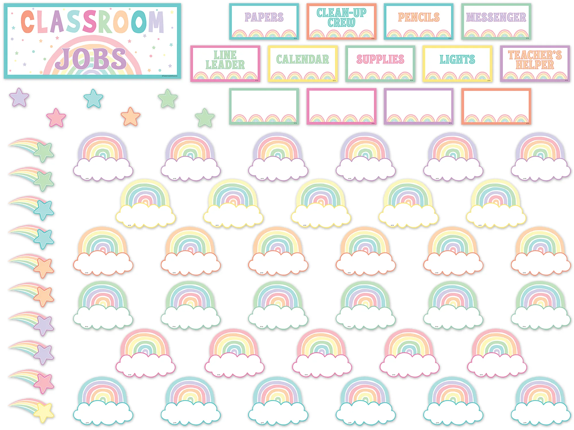 Pastel Pop Classroom Jobs Mini Bulletin Board - Image 2
