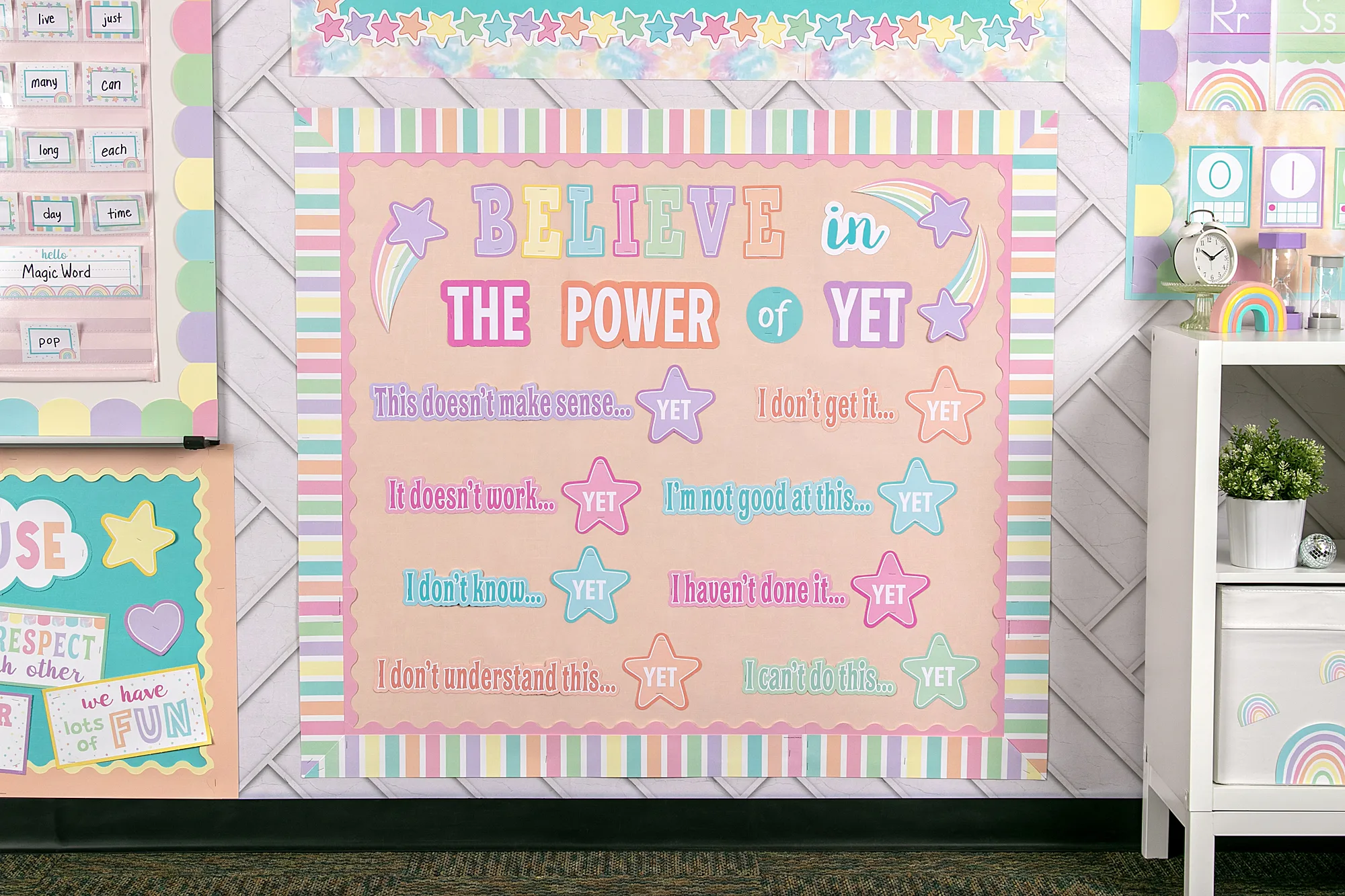 Pastel Pop Believe in the Power of Yet Mini Bulletin Board - Image 2