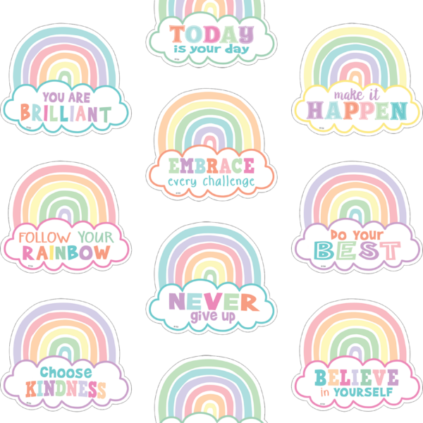 Pastel Pop Positive Sayings Accents