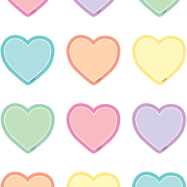Pastel Pop Hearts Mini Accents