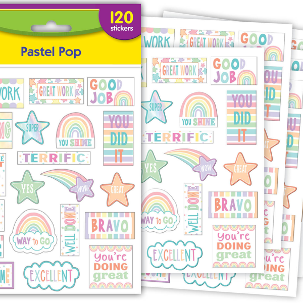 Pastel Pop Stickers