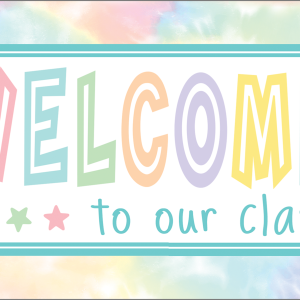 Pastel Pop Welcome Postcards