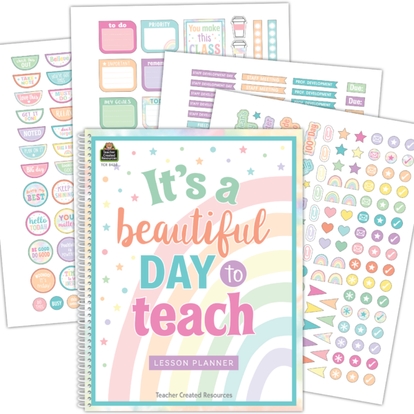 Pastel Pop Lesson Planner
