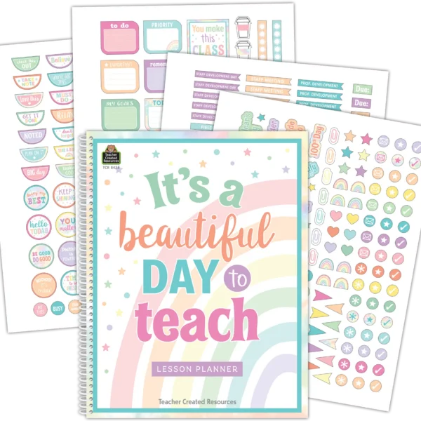 Pastel Pop Lesson Planner