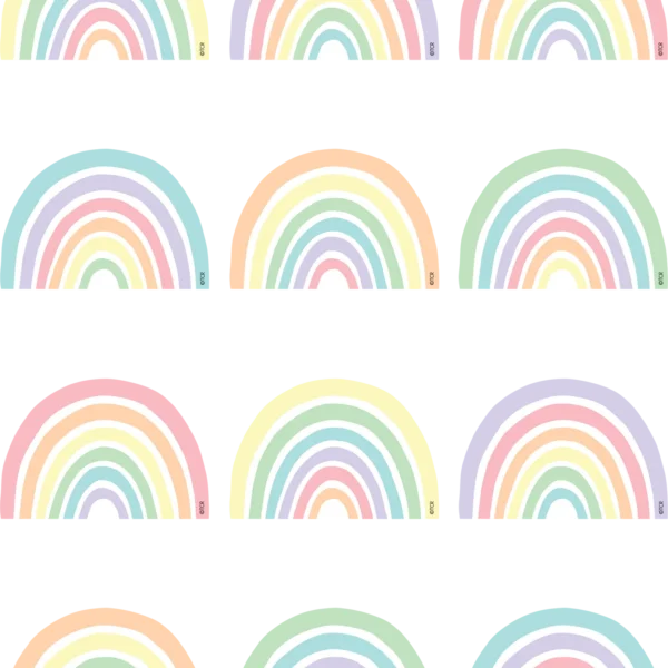 Pastel Pop Rainbows Mini Accents