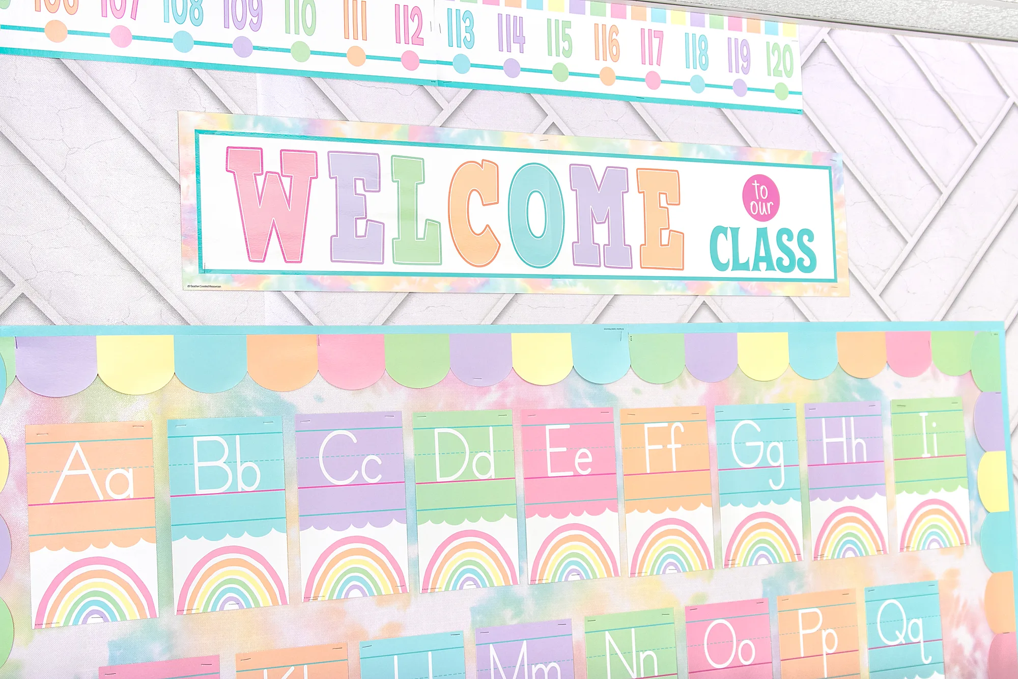 Pastel Pop Welcome to Our Class Banner - Image 2