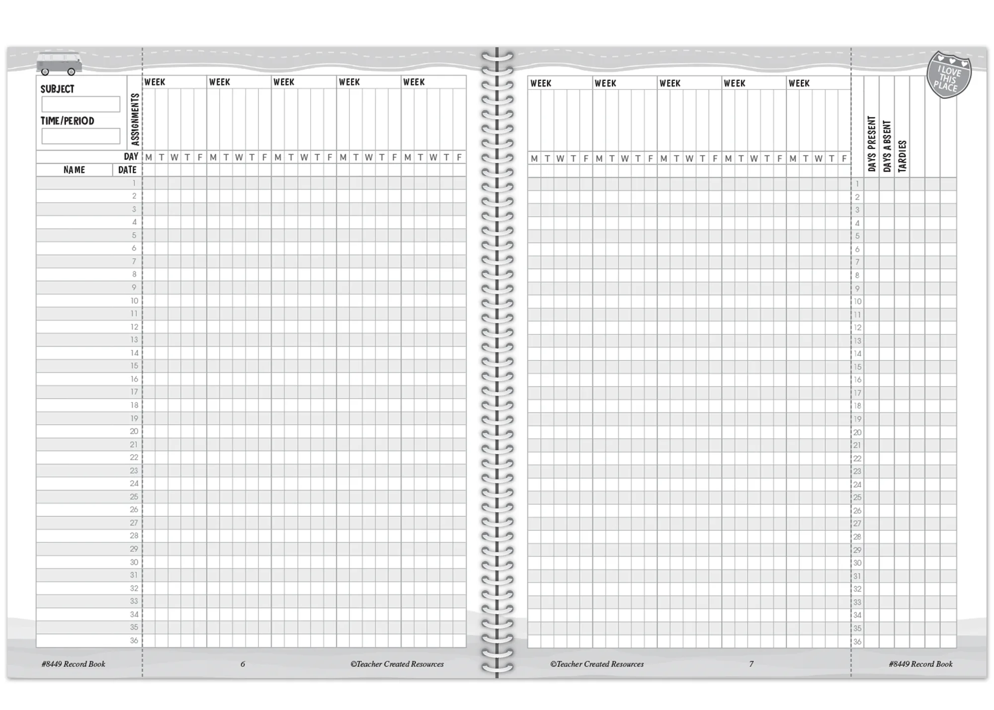 Moving Mountains Road Trip Record Book - Image 2