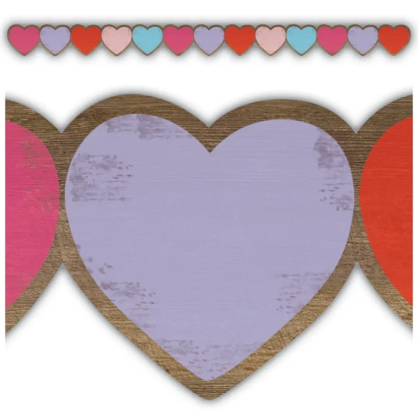 Home Sweet Classroom Hearts Die-Cut Border Trim