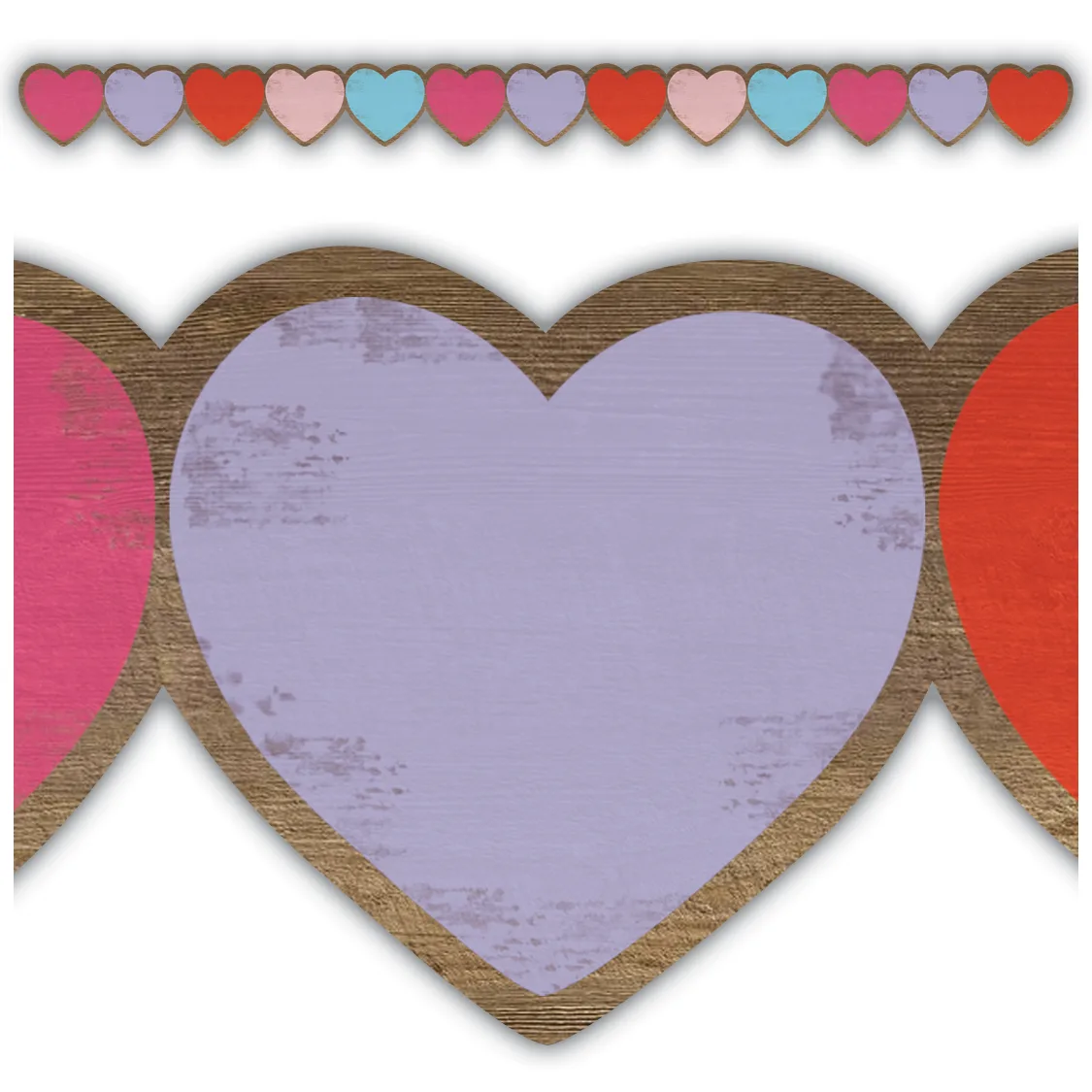 Home Sweet Classroom Hearts Die-Cut Border Trim