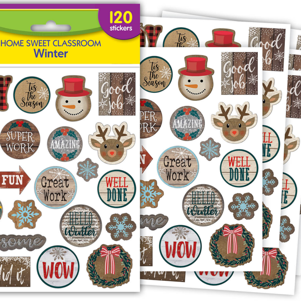 Home Sweet Classroom Winter Stickers