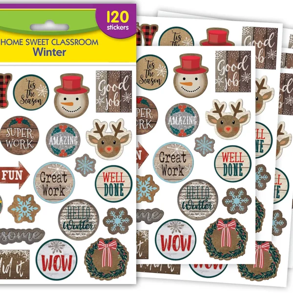 Home Sweet Classroom Winter Stickers