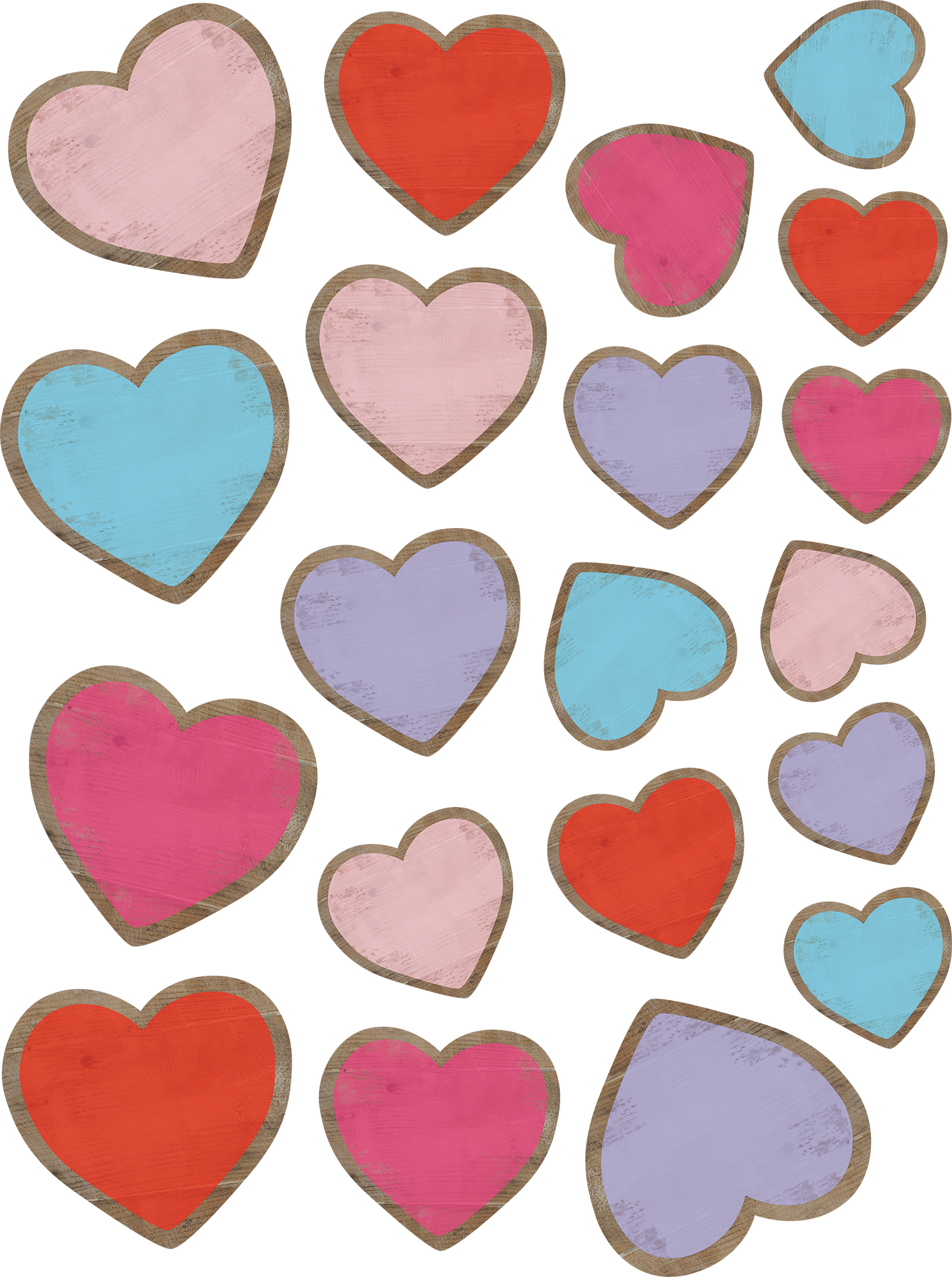 Home Sweet Classroom Hearts Accents - Assorted Sizes