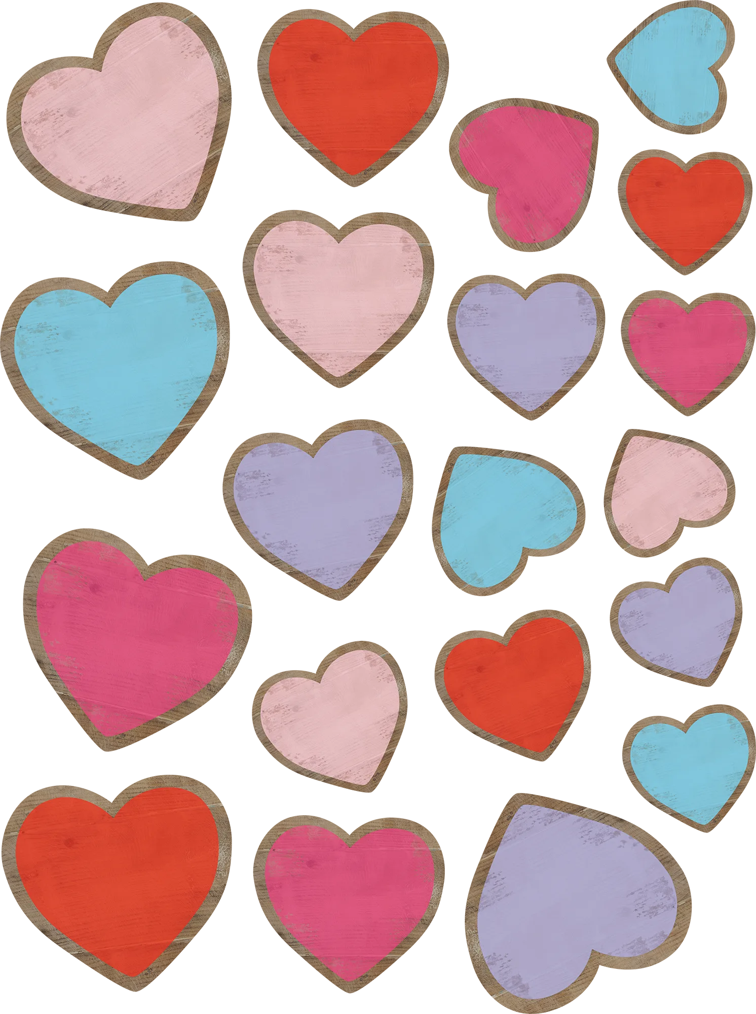 Home Sweet Classroom Hearts Accents - Assorted Sizes
