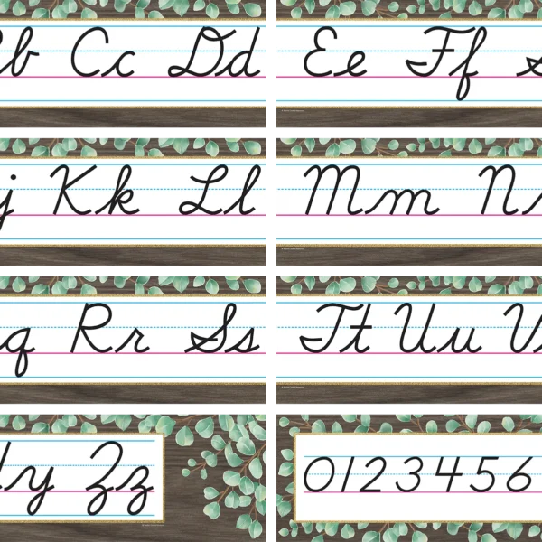 Eucalyptus Cursive Mini Bulletin Board