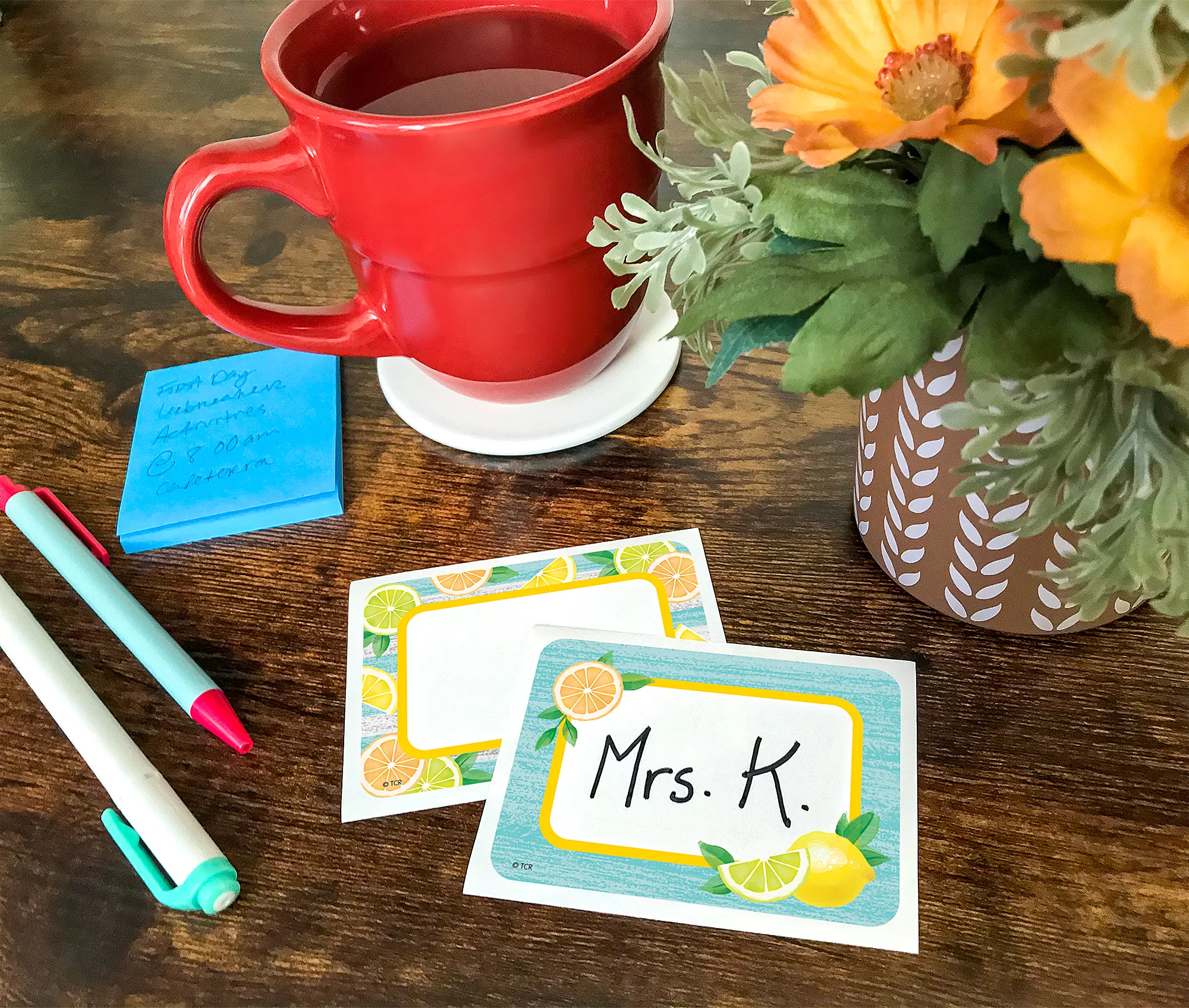 Lemon Zest Name Tags/Labels - Multi-Pack - Image 2