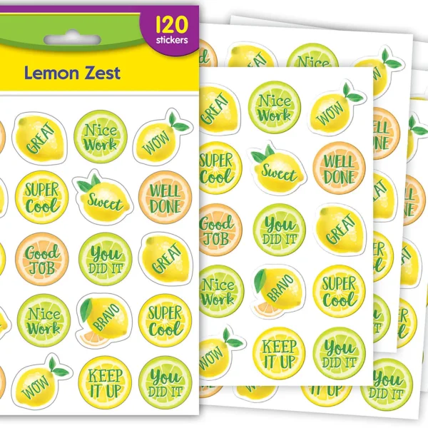 Lemon Zest Stickers
