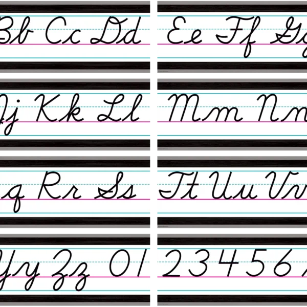 Modern Farmhouse Cursive Writing Bulletin Board