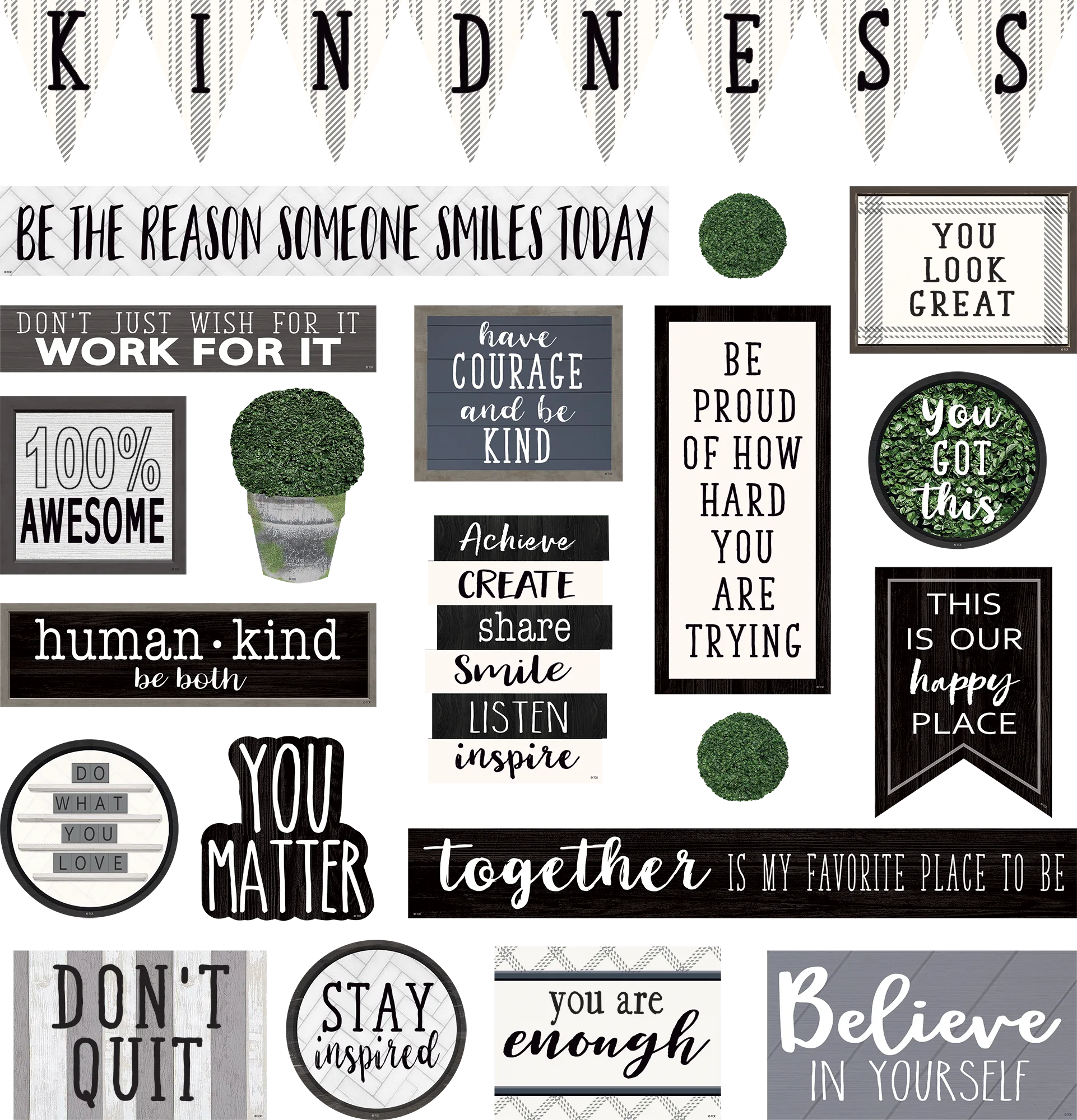 Modern Farmhouse Mini Bulletin Board