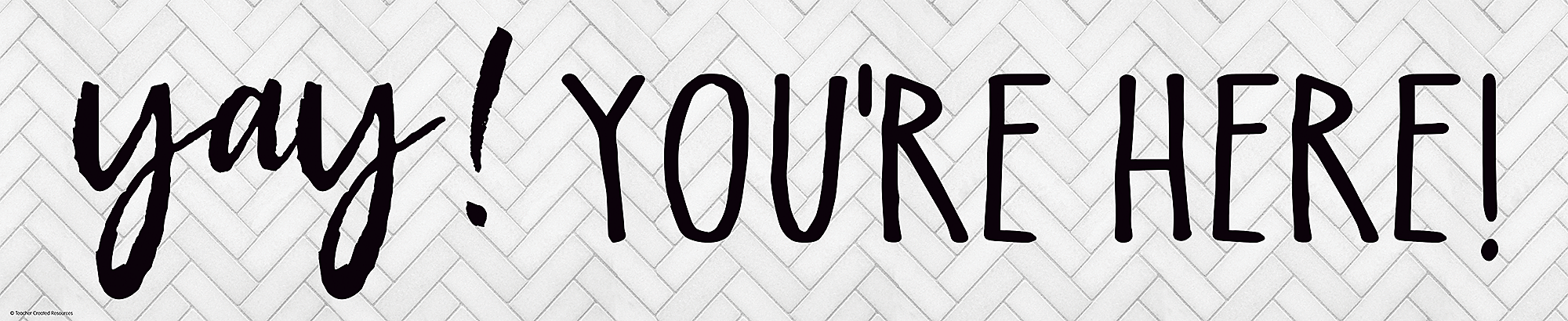 Modern Farmhouse Yay! You're Here! Bann