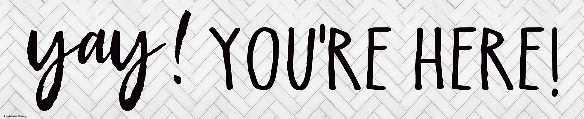 Modern Farmhouse Yay! You're Here! Bann