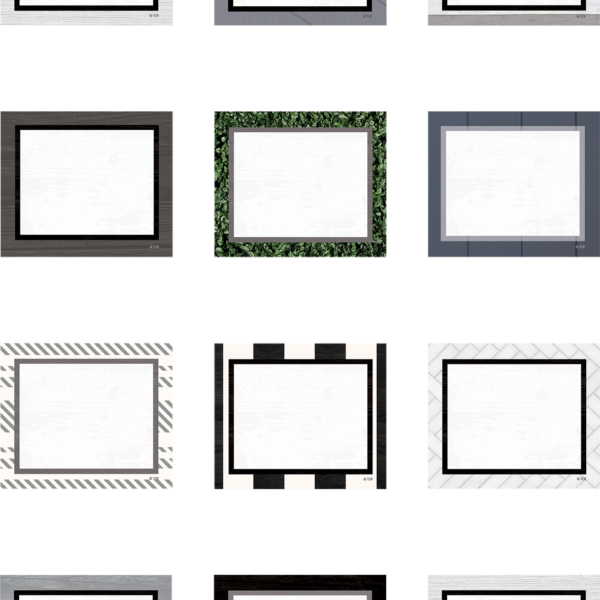 Modern Farmhouse Blank Cards Mini Accents