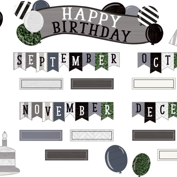 Modern Farmhouse Happy Birthday Mini Bulletin Board