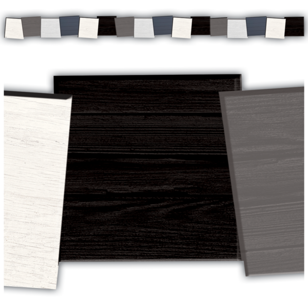Modern Farmhouse Blocks Die-Cut Border Trim