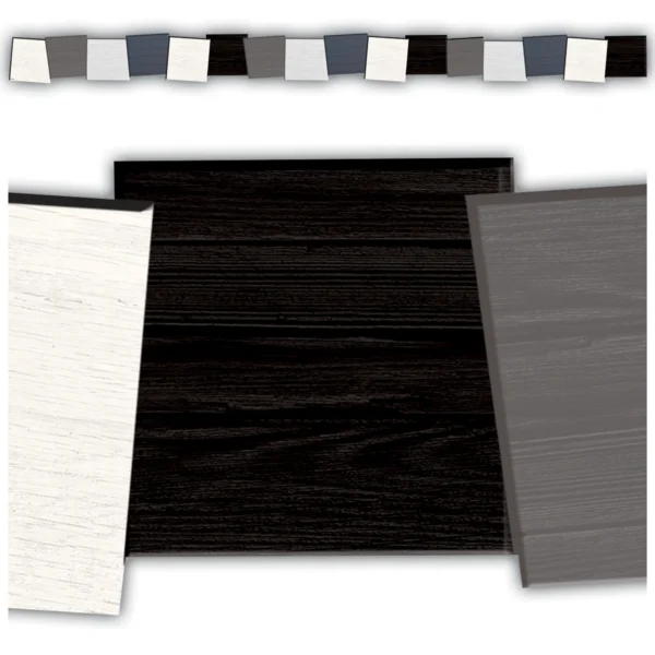 Modern Farmhouse Blocks Die-Cut Border Trim