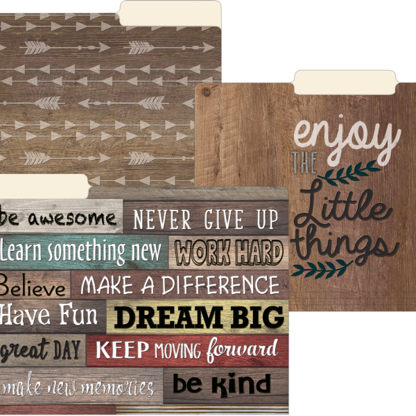 Farmhouse Chic File Folders