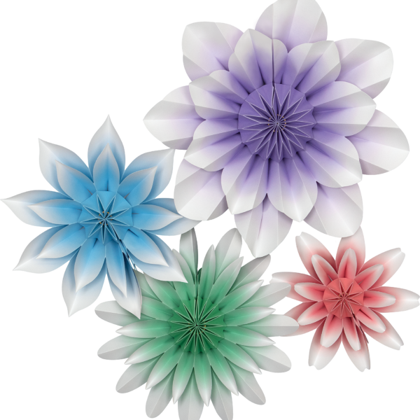 Floral Bloom Paper Flowers