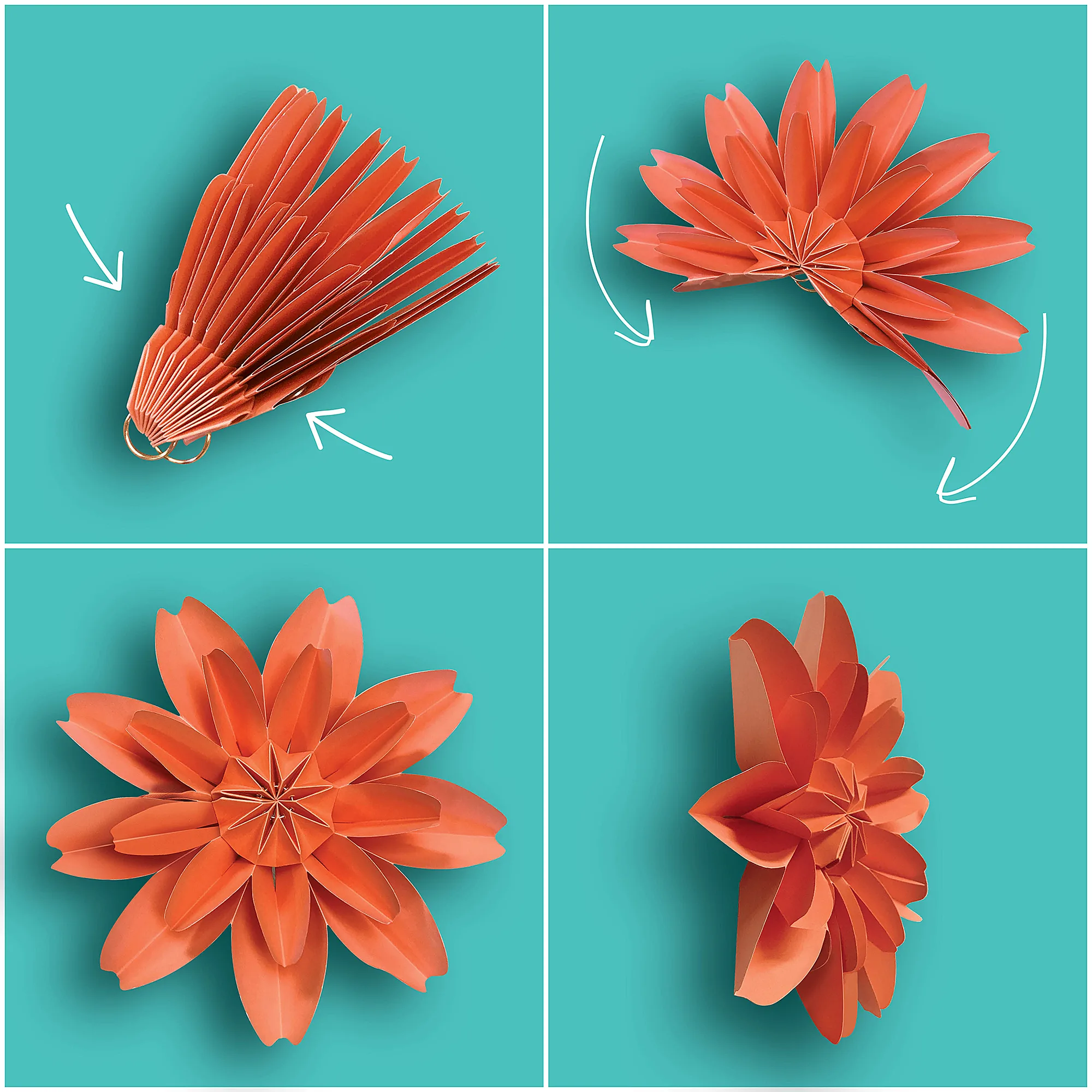 Beautiful Brights Paper Flowers - Image 2