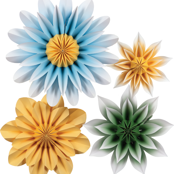 Floral Sunshine Paper Flowers