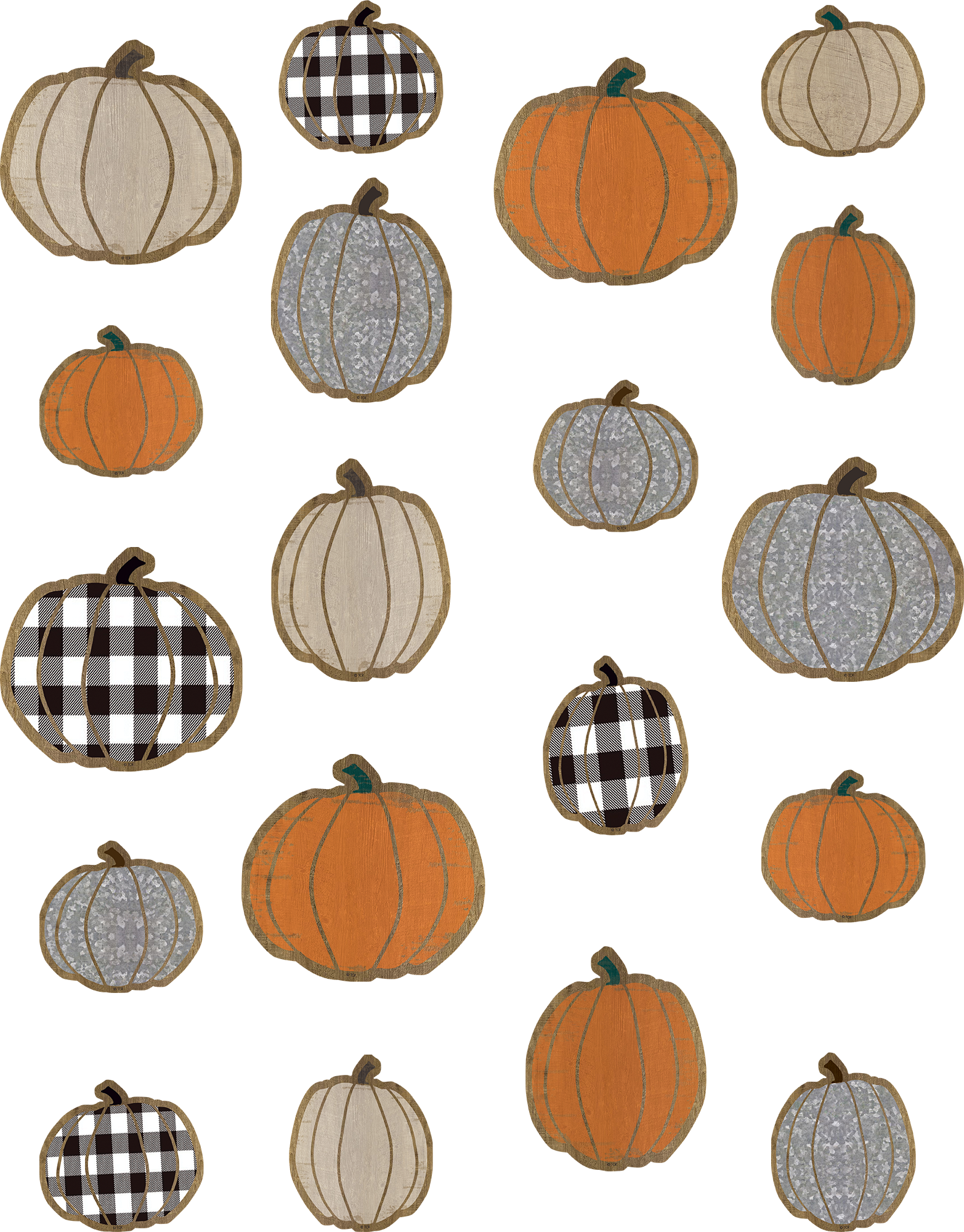 Home Sweet Classroom Pumpkins Accents - Assorted Sizes