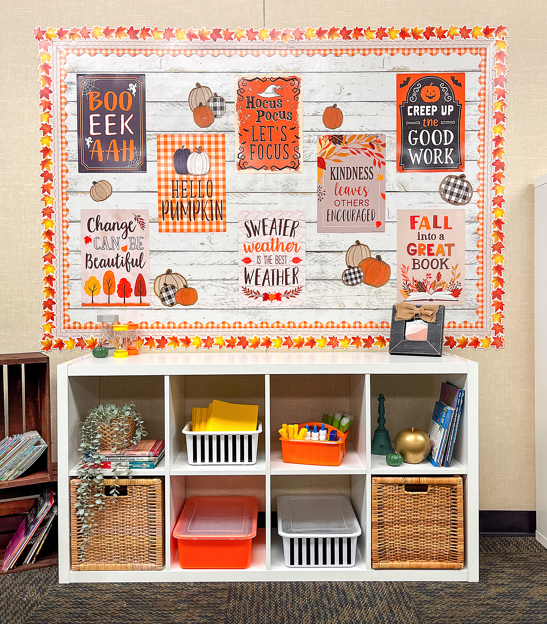 Home Sweet Classroom Pumpkins Accents - Assorted Sizes - Image 2
