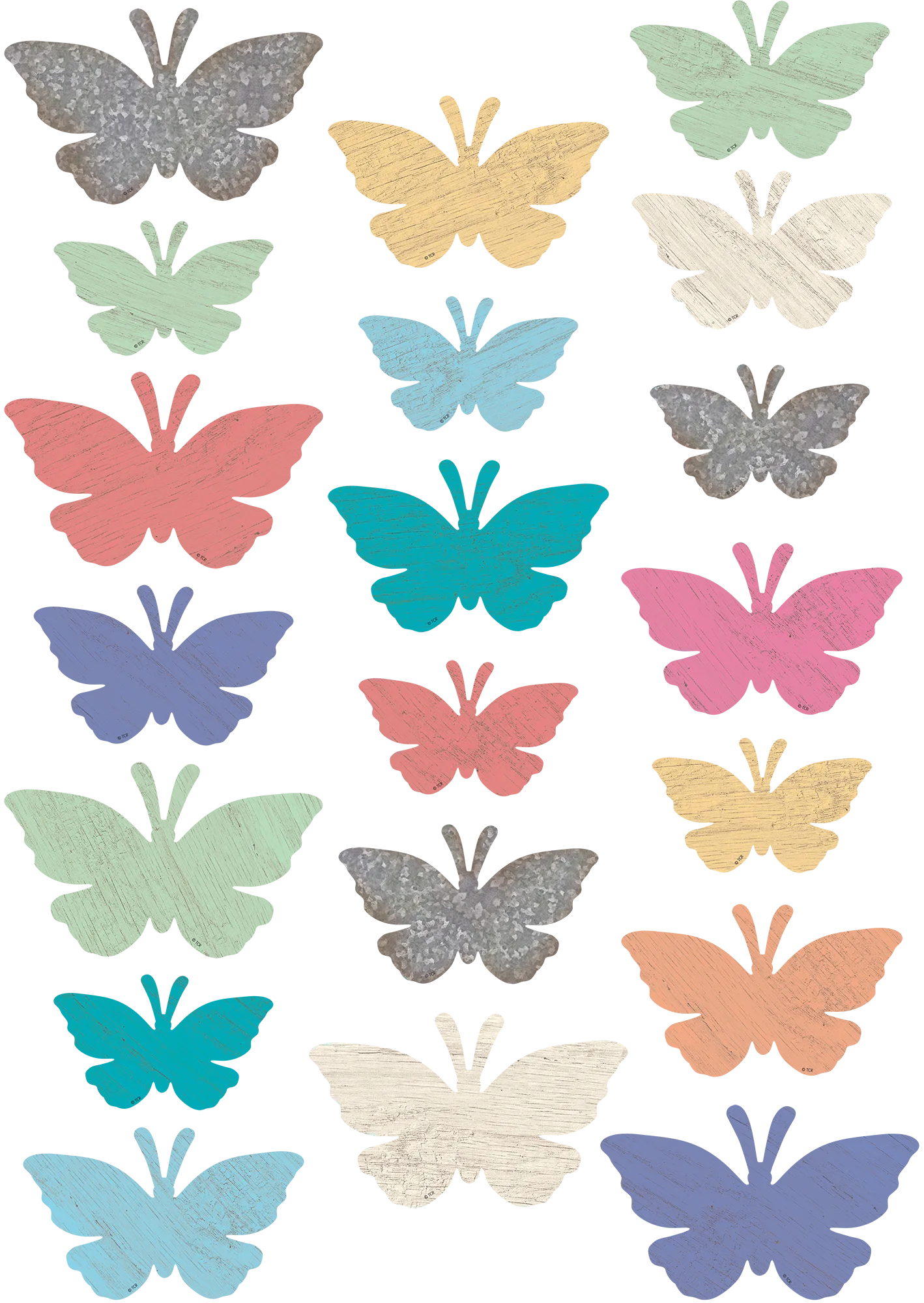 Home Sweet Classroom Butterflies Accents - Assorted Sizes