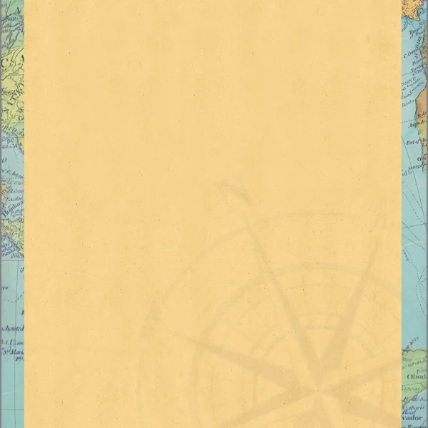 Travel the Map Computer Paper