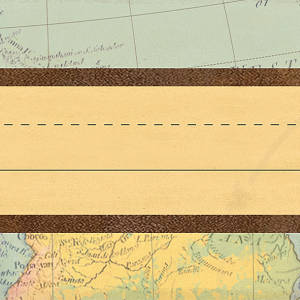 Travel the Map Flat Name Plates