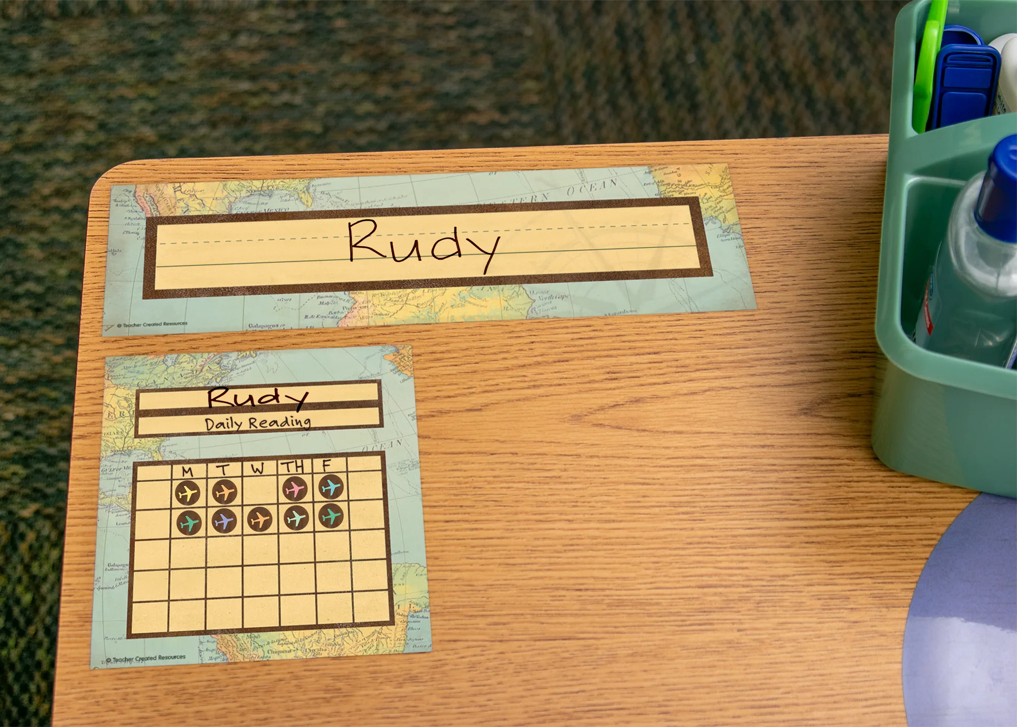 Travel the Map Flat Name Plates - Image 2