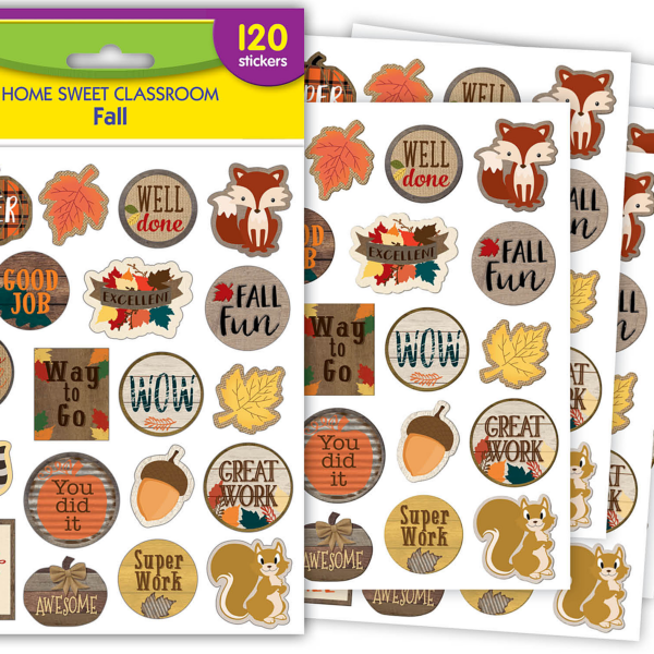 Home Sweet Classroom Fall Stickers