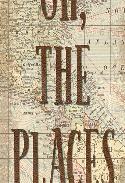 Travel the Map Oh, the Places You'll Go! Bann