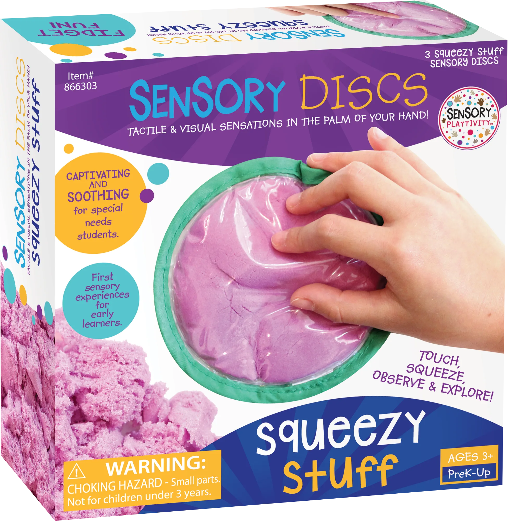 Sensory Playtivity Sensory Discs: Squeezy Stu