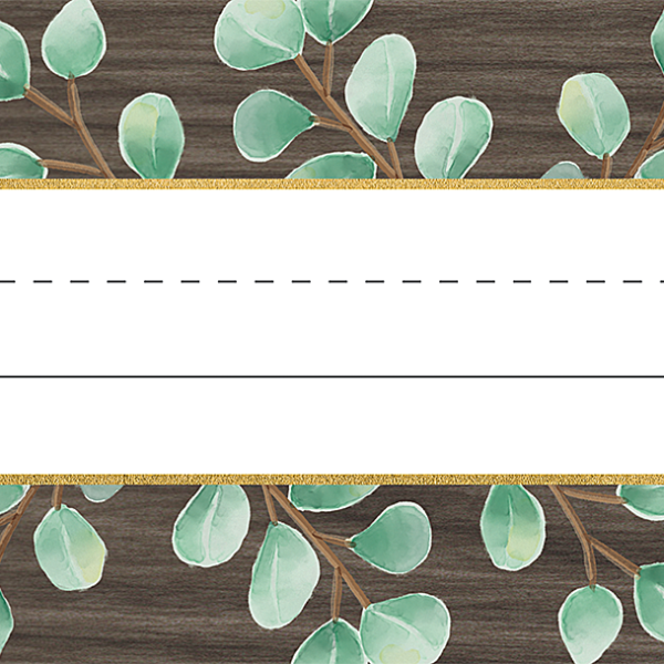 Eucalyptus Flat Name Plates